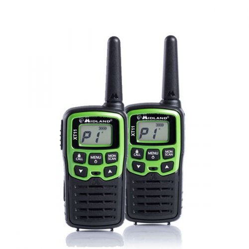Рация Midland XT11, комплект из 2-х шт., диапазон PMR